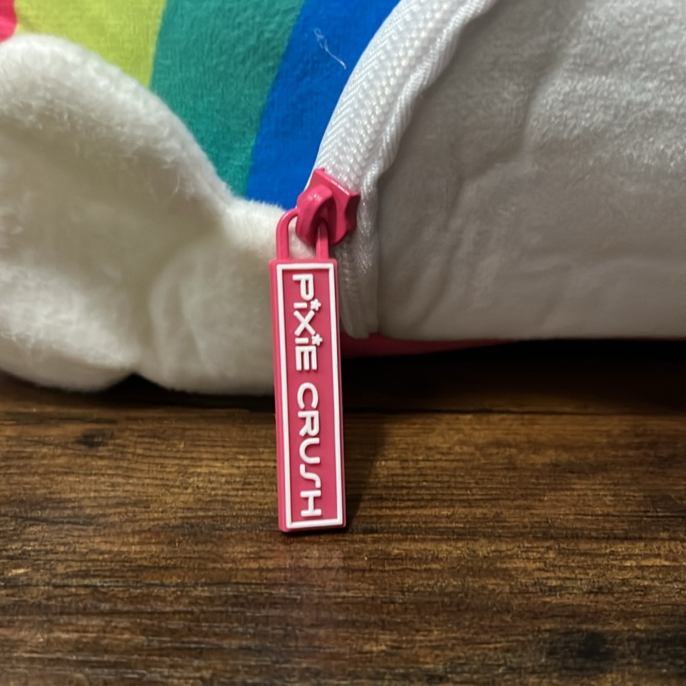 Pixie Crush Pink Rainbow Plush Bag/ Snug a babies - Picture 2 of 10